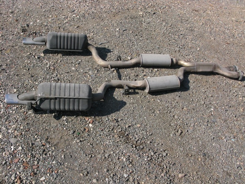 2003 MERCEDES CL600 V12 BI TURBO W215 EXHAUST CAT PIPE RESONATOR OEM