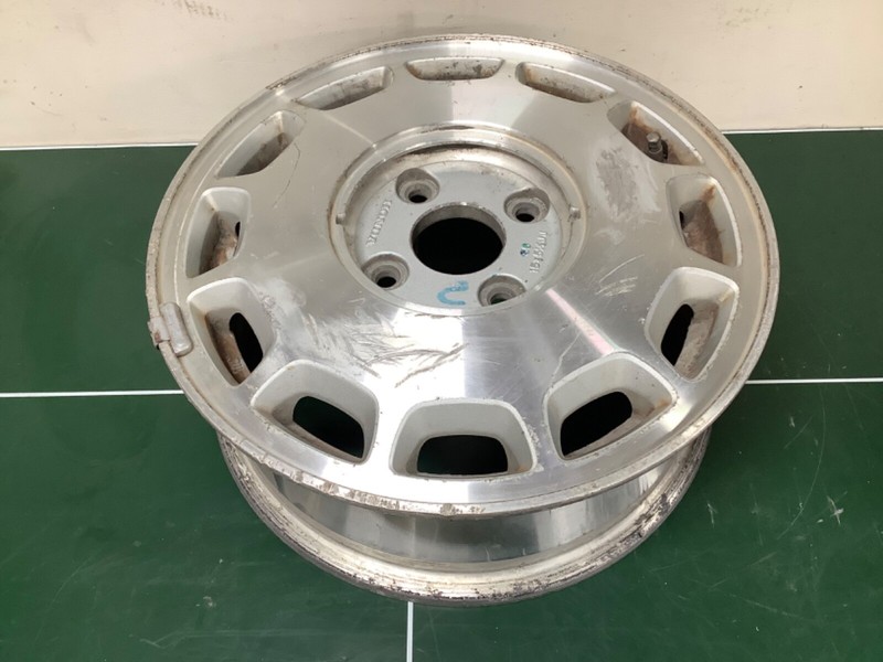 92-93 Accord Aluminum Alloy Disc Wheel Rim 15x5-1/2 12 Spoke 4x115lug Chrome OEM