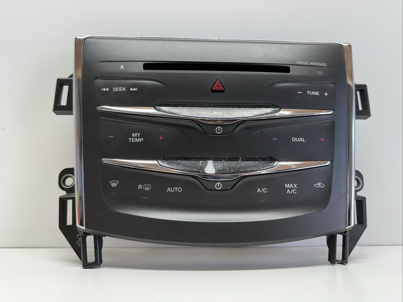 EA5T8A802AD | 2013 - 2016 Lincoln MKS OEM Radio Dual Climate Control Panel SDN