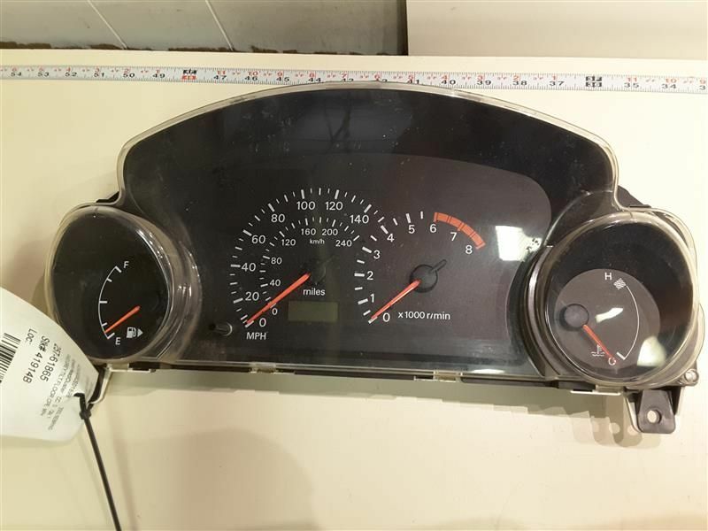 Speedometer Cluster Coupe MPH US Market Fits 01-02 SEBRING 108060