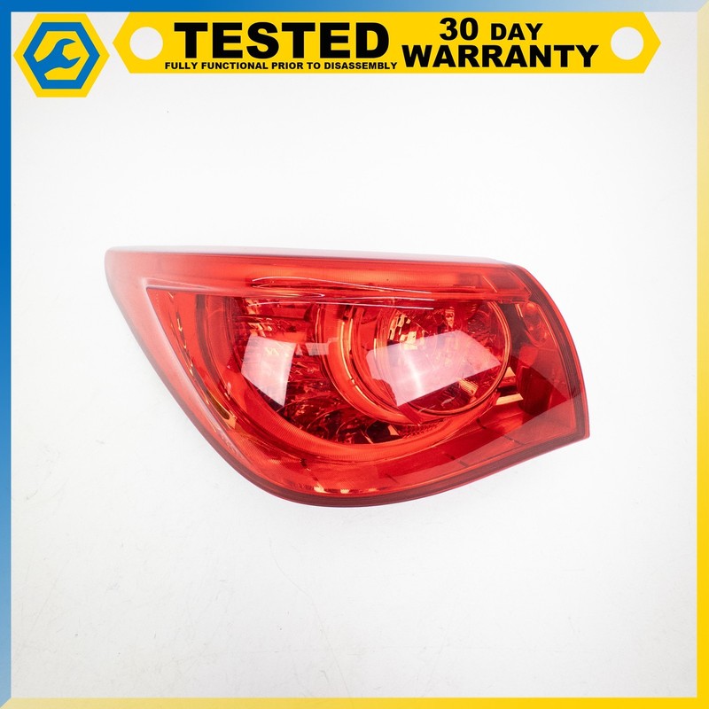 DAMAGED 15-18 INFINITI Q50 OUTER TAIL LIGHT LAMP LEFT DRIVER SIDE OEM