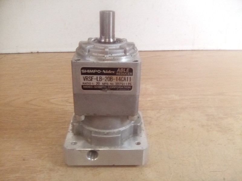 Shimpo Nidec VRSF-LB-20B-14CA11 Able Reducer 1:20 Ratio