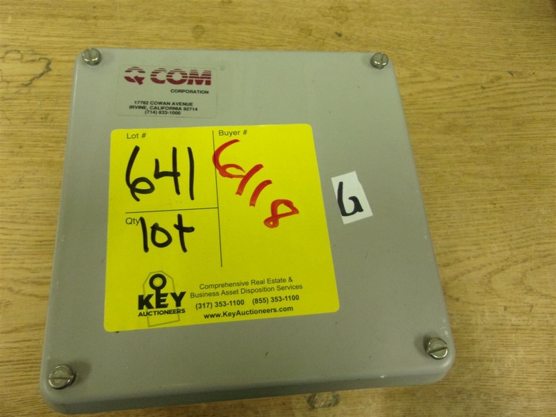 QCom Vynco Vynckier Industrial Control Panel Enclosure AB-662628 SU-102 "G"