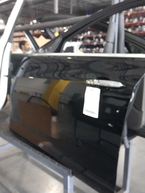2016 Cadillac CTS Left Front Door Black Raven with Motor 120K Miles