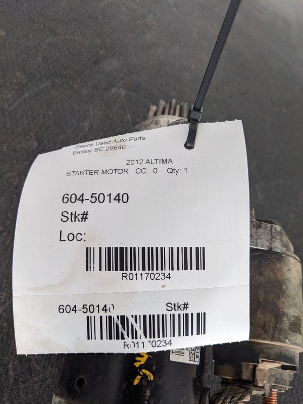 Starter Motor 4 Cylinder Coupe Fits 07-13 ALTIMA 1170234