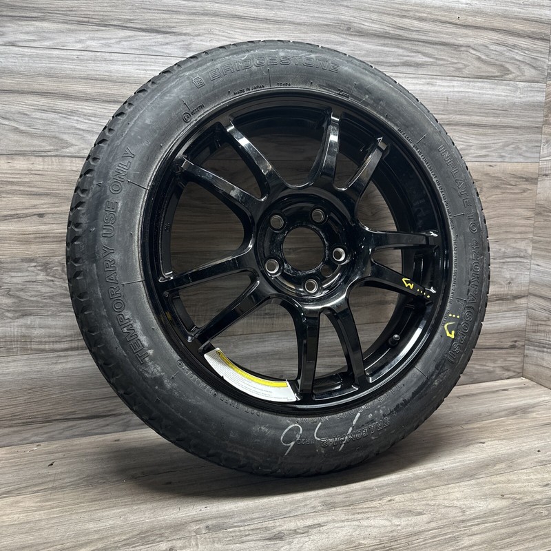 2008-2015 INFINITI G37 G35 Q40 Alum SPARE TIRE WHEEL DONUT 145/80/17 OEM Used