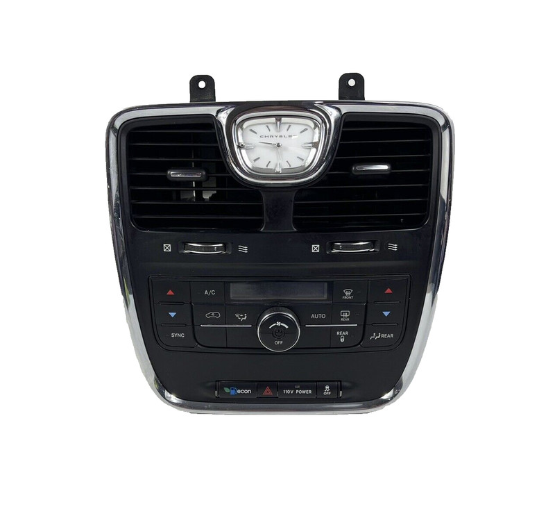 2011-2014 Chrysler Town & Country Heater A/C Control w/ Bezel Vent 55111236AF