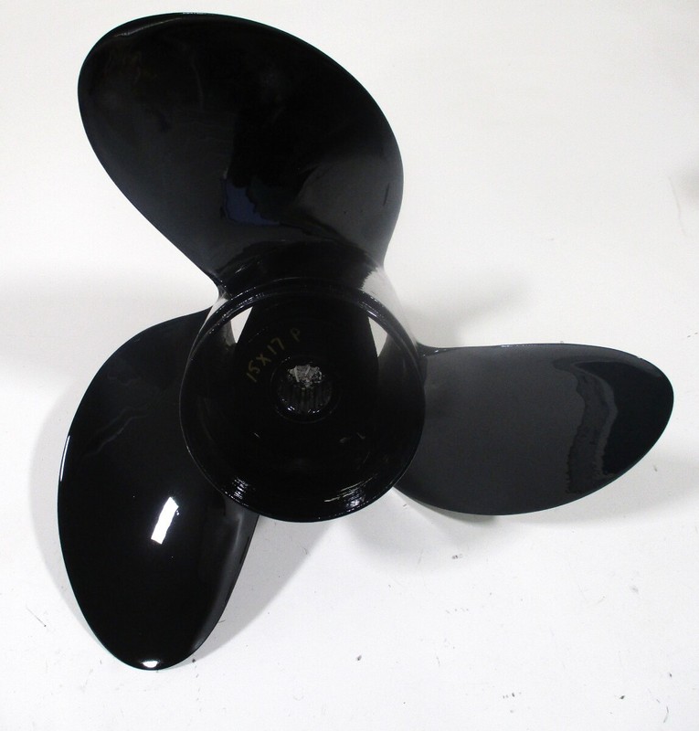 PJ202C 15 x 17 Pitch Aluminum Cupped Prop 90-300 Hp Evinrude Johnson OMC