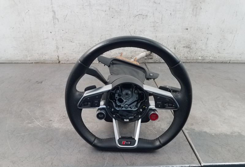 2017 Audi R8 V10 Plus Spyder Leather Steering Wheel / Column #4720