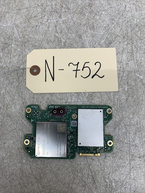 Tesla Model 3 Y S XLTE 3G Modem, QUECTEL AG525R-GL 1601971-00-B OEM 752 B133
