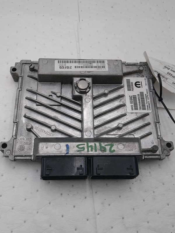 2024 Jeep Compass Engine Control Module ECM 68493659AC Silver 5000 Miles