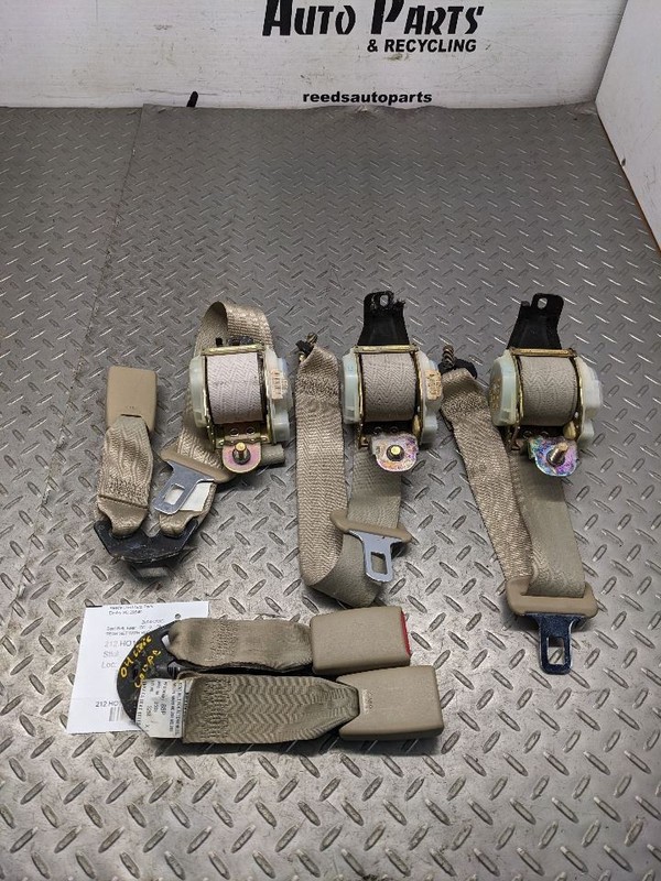 2003 2004 2005 HONDA CIVIC CPE REAR SEAT BELTS SET OF 3 WITH BUCKLES1182831