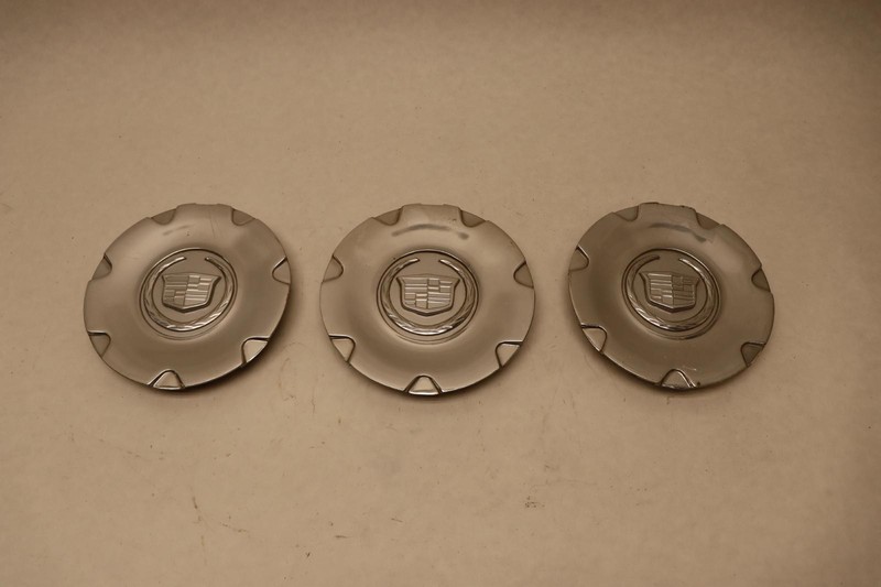 2004-2008 CADILLAC XLR WHEEL RIM CENTER HUBCAP COVER HUBCAP SET OF 3 OEM
