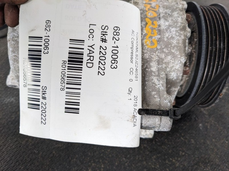 AC Compressor Fits 17-23 XT5 1056578