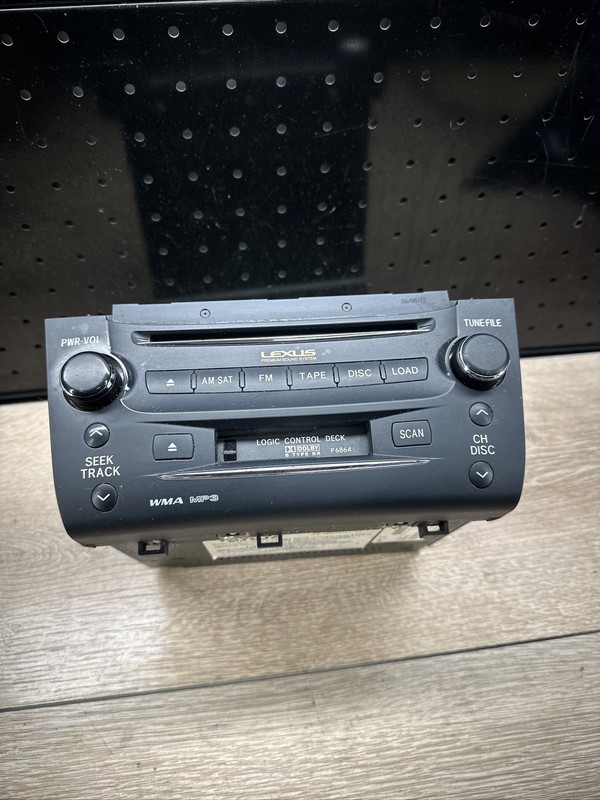 2006-2008 Lexus GS350 GS430 GS450h Navigation Radio CD Tape Player P6864 MP3 WMA