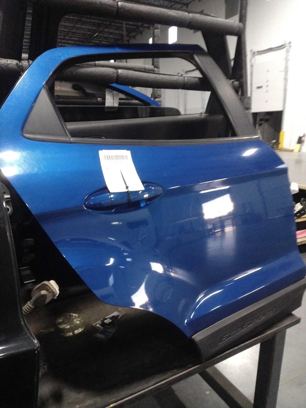 2020 Ford EcoSport Blue Rear Right Door 653520, 95K Miles, OEM Quality