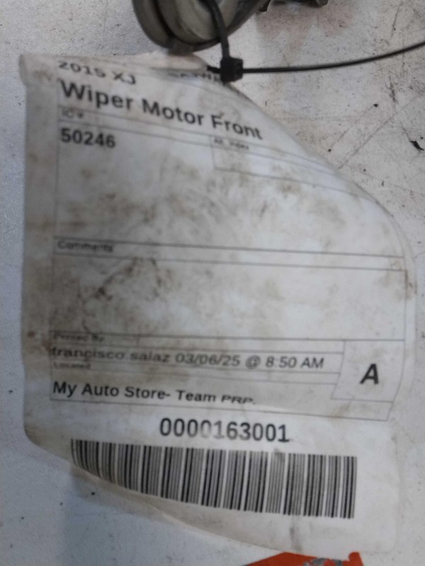 2015 Jaguar XJ Wiper Motor OEM C2D1401, C2D30570 - 101K Miles, White