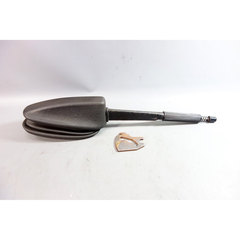 1967-1976 BMW E3 E12 2002 Emergency Brake Handle W/ Boot and Ratchet Black OEM