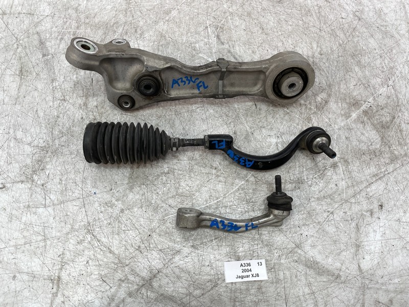 ✅ 04-09 OEM Jaguar XJ8 Front Left Driver Side Tie Rod Lower Control Arm SET