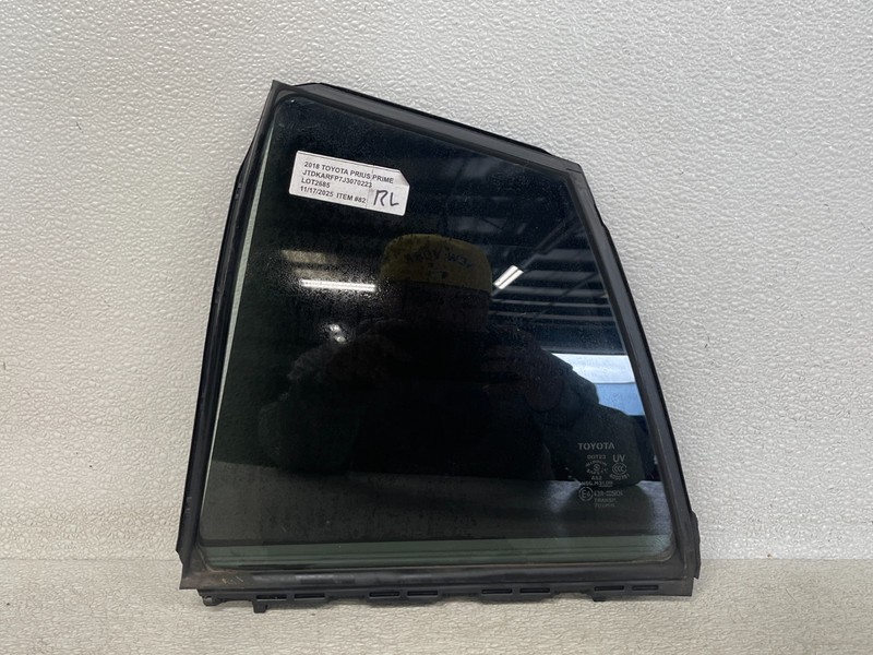 ⭐2016-2022 TOYOTA PRIUS PRIME REAR LEFT LH SIDE QUARTER WINDOW GLASS OEM LOT2685