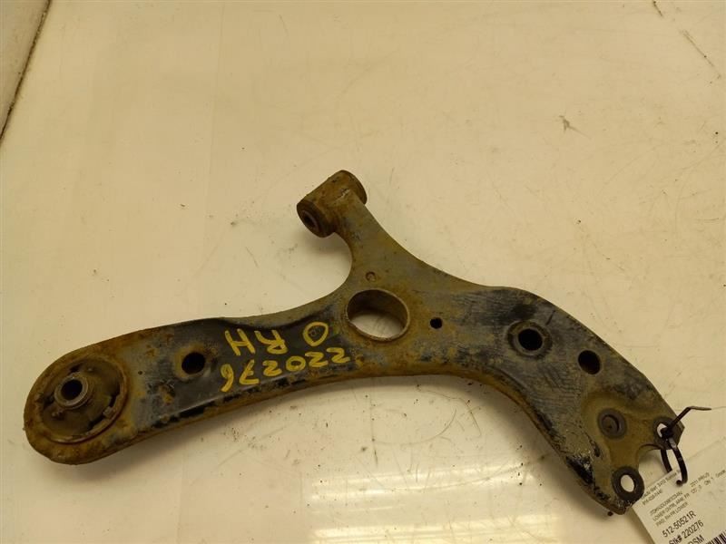 11-17 LEXUS CT200H FRONT RIGHT PASSENGER SIDE LOWER CONTROL ARM 4806847050