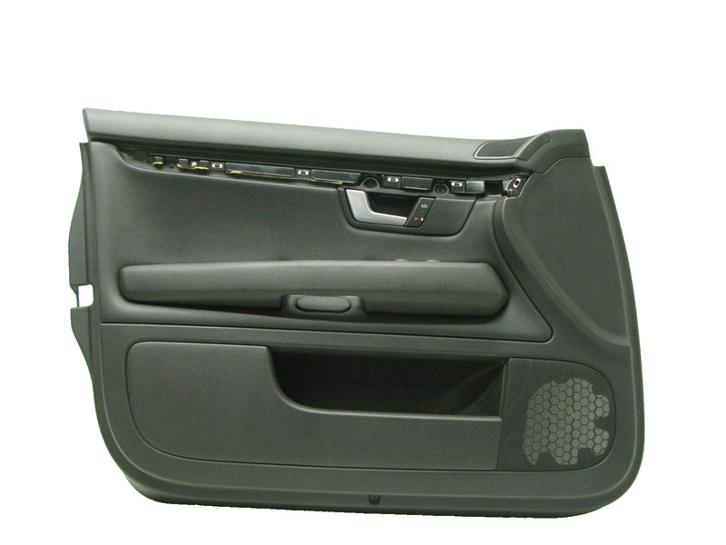 04-08 AUDI B7 A4 SEDAN FRONT LEFT DRIVER INTERIOR DOOR PANEL COVER TRIM 051122B
