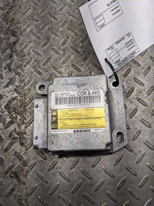 Chassis ECMBeneath Console And ZR1 Opt AK5 Fits 06-09 CORVETTE 1184580