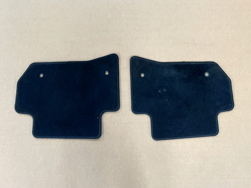 ⭐2017-2020 JAGUAR F-PACE REAR LH & RH FLOOR CARPET MAT SET BLACK OEM LOT2521