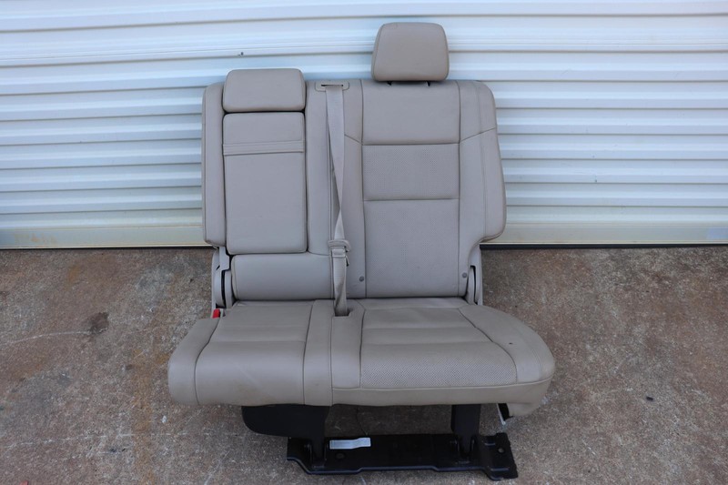 2014-2016 JEEP GRAND CHEROKEE REAR SECOND ROW LEFT DRIVER SEAT TAN LEATHER OEM
