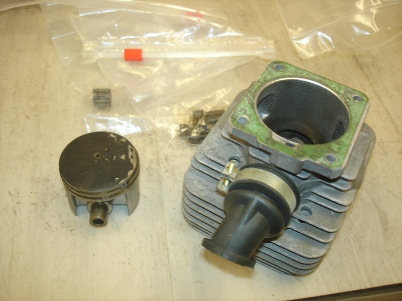 Stihl 031av piston cylinderchainsaw part used