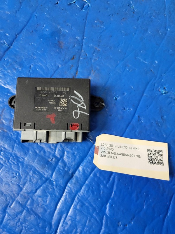 Used Oem Lincoln Front Left Driver Door Control Module for Mkz JU5T-14B531-AC 19
