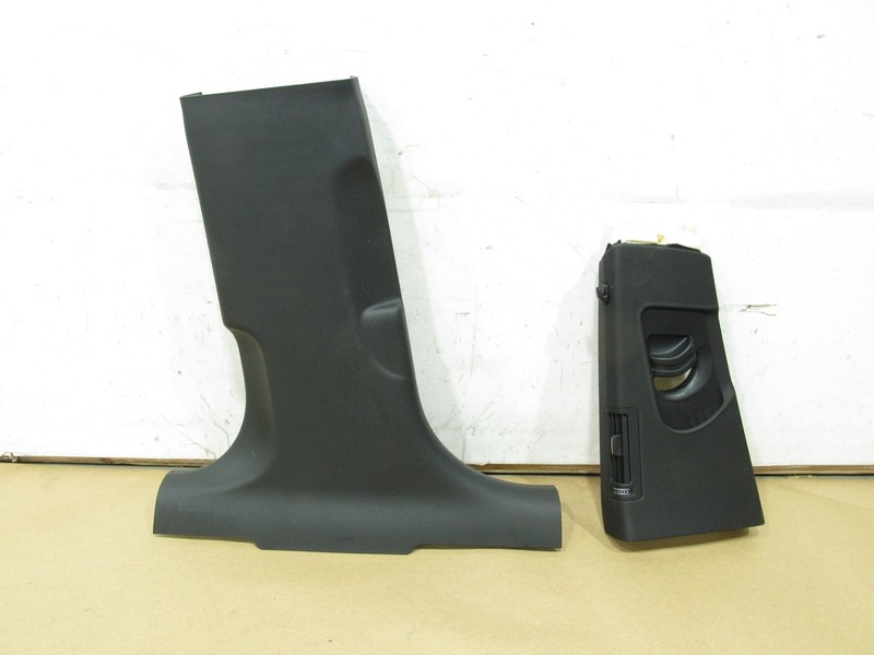 10-18 Audi A7 C7 2018 Left Driver Lower Upper B Pillar Cover Panel Trim Set |