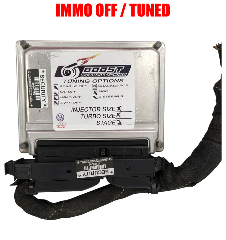 IMMO OFF PLUG & PLAY 05 AUDI A4 CONTROL MODULE ECU ECM 8E0 909 518 AF