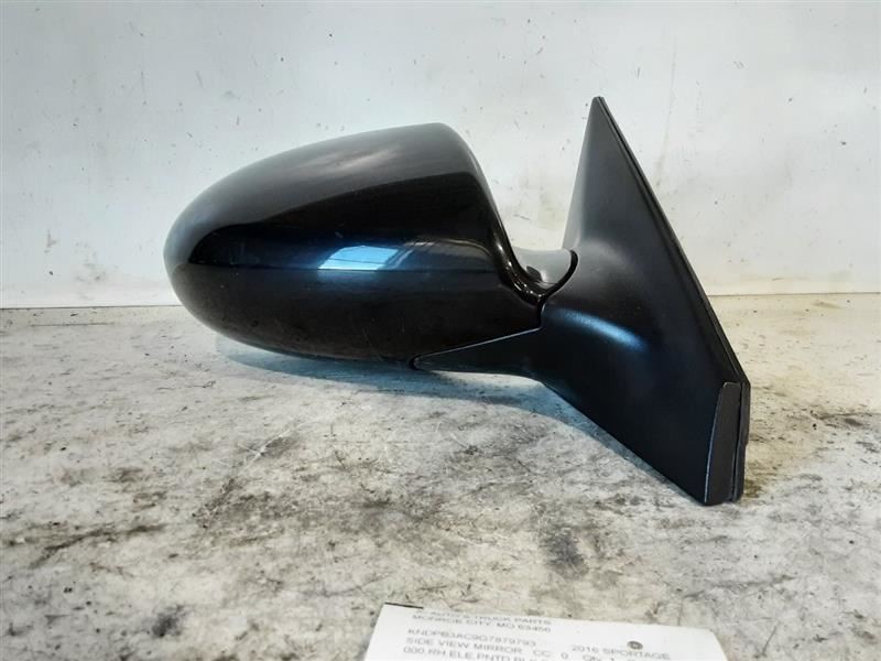 2010-2016 Kia Sportage Passenger Right Side View Mirror Power Non-heated Black