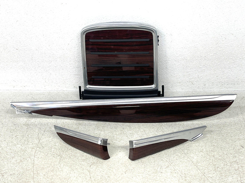 ⭐2014-2020 ACURA MDX INTERIOR DASH BOARD TRIM GLOSS WOOD SET OF 4 OEM LOT2414