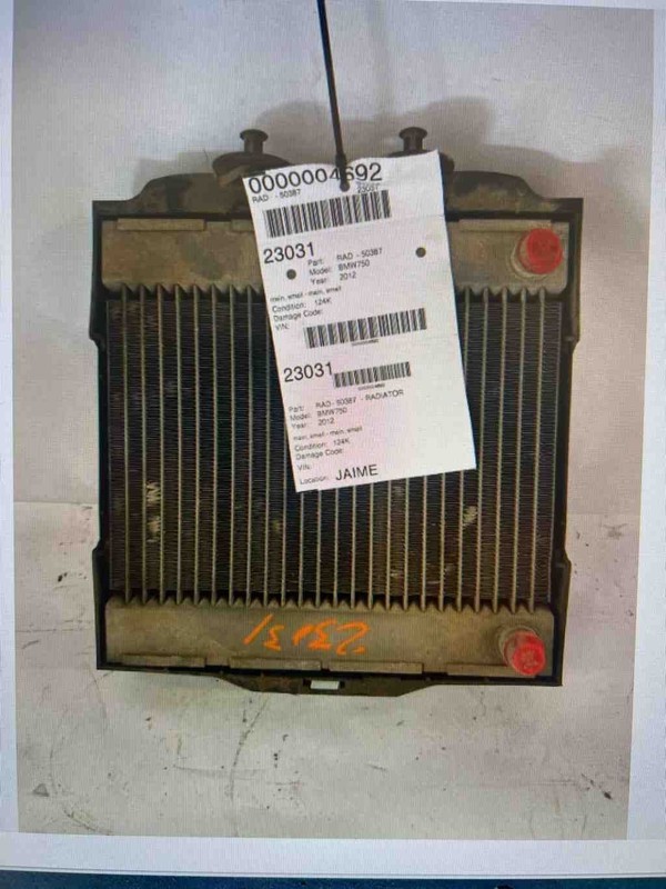 Radiator BMW 750I 09 10 11 12 13 14 15
