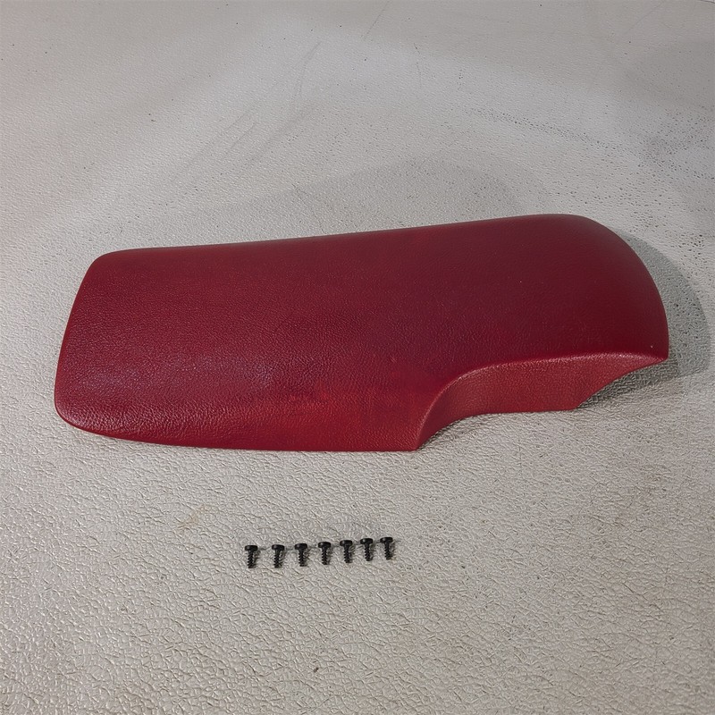 05-10 Corvette C6 Center Console Arm Rest Red Oem AA7491
