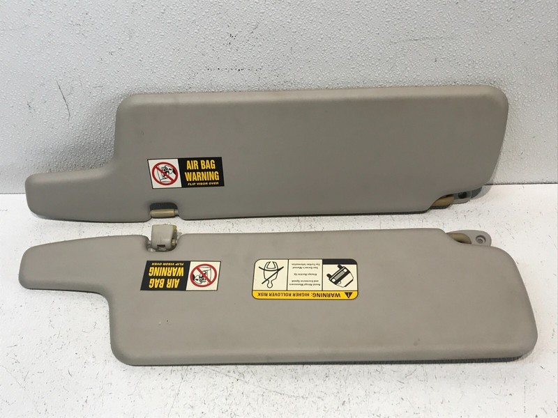 1995 - 2002 Range Rover Sun Visor OEM Left Right Driver Passenger Pair Gray