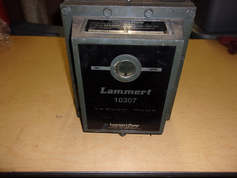 Lammert Vacuum Pump 10307 Cat: 10307B *FREE SHIPPING*