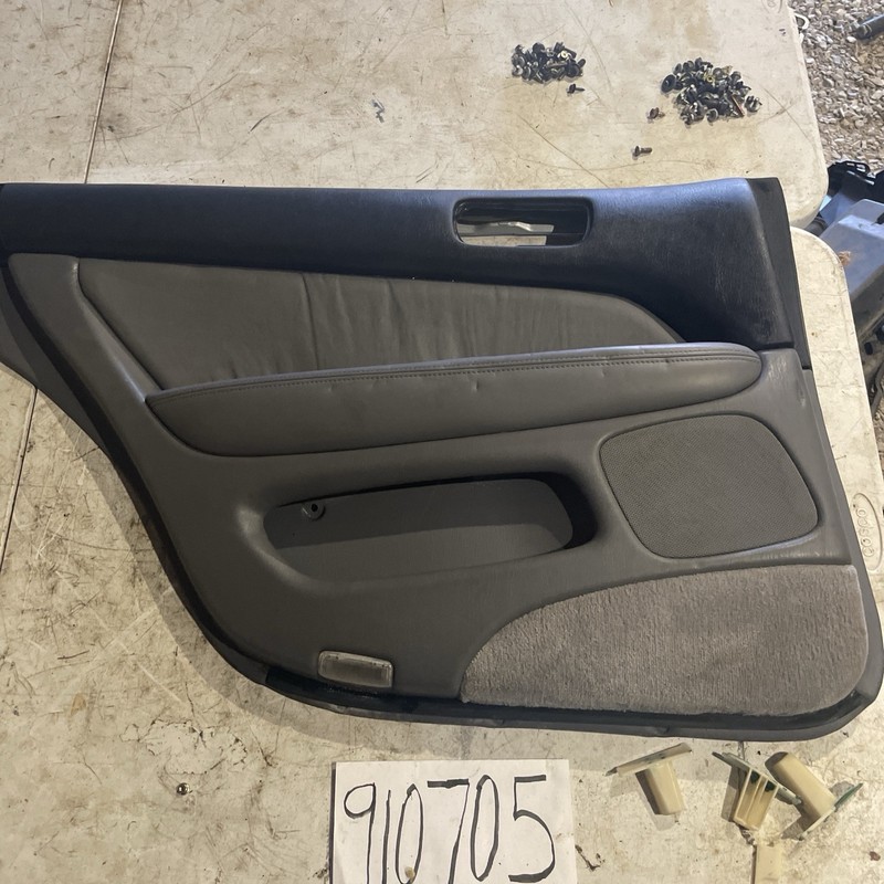 95-97 Lexus LS400 Rear Left Driver Side Interior Door Panel GrayOEM