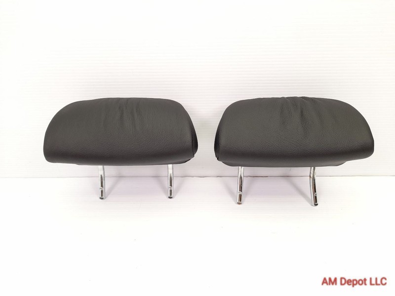 2002 BMW 330xi 330i 325i 325xi E46 Sedan Rear Headrest Set Montana Black 8225847