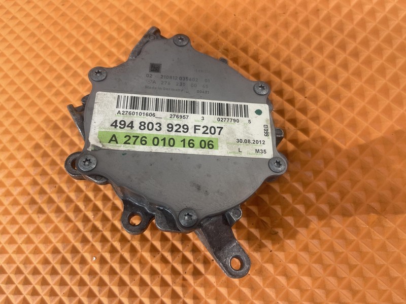 12-19 MERCEDES C E CLS GLE GLK SLK 3.5 M276 Engine Motor Vacuum Pump 2760101606