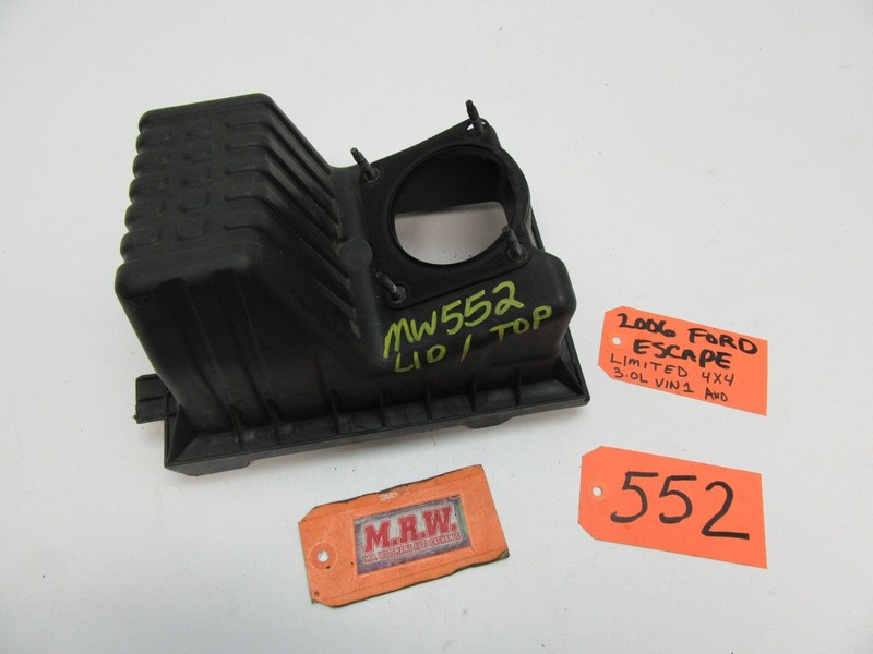 05-07 ESCAPE MARINER 05 06 TRIBUTE LID TOP AIR BOX AIRBOX FILTER PANEL COVER