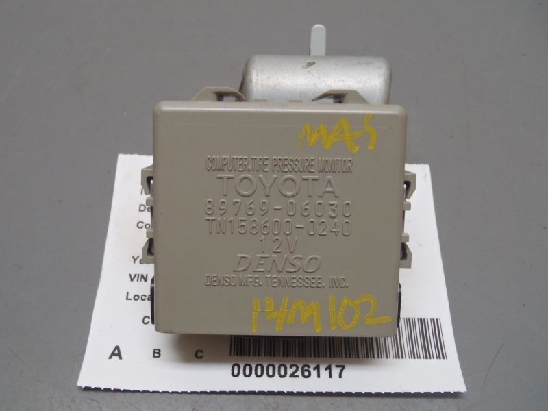TPMS Tire Pressure Monitor Computer Control Module Fits 2007 Toyota Solara 45267