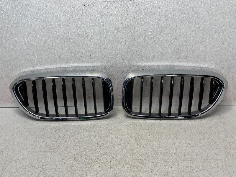 17-19 BMW 5 SERIES G30 G31 FRONT RIGHT/LEFT KIDNEY GRILLE SET OEM