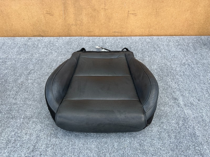 KIA STINGER 2018-2023 OEM FRONT LEFT DRIVER LOWER SEAT SKIN LEATHER ASSY (BLACK)