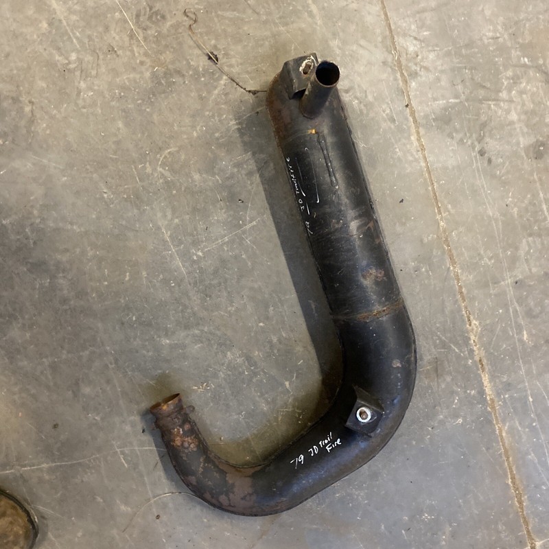 1979 John Deere Trailfire Vintage Snowmobile Motor Exhaust Muffler Good