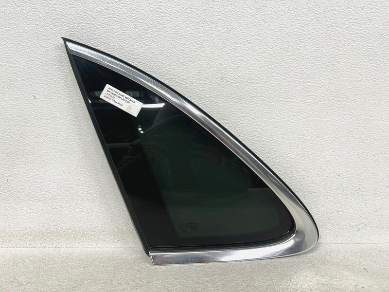 ⭐2015-2018 PORSCHE MACAN S REAR LEFT DRIVERS QUARTER WINDOW GLASS OEM LOT2575