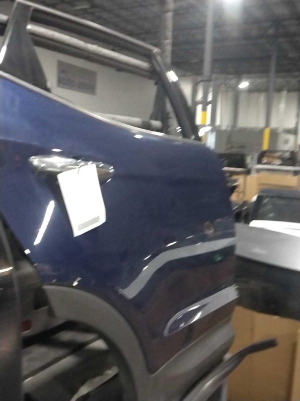 2017 Hyundai Santa Fe Rear Right Door Blue 4DR SUV Used OEM Part 613174