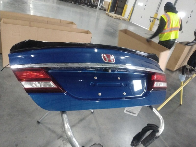 2014 Honda Civic Deck Lid Blue OEM Used No Rust 4DR Sedan 112K Miles